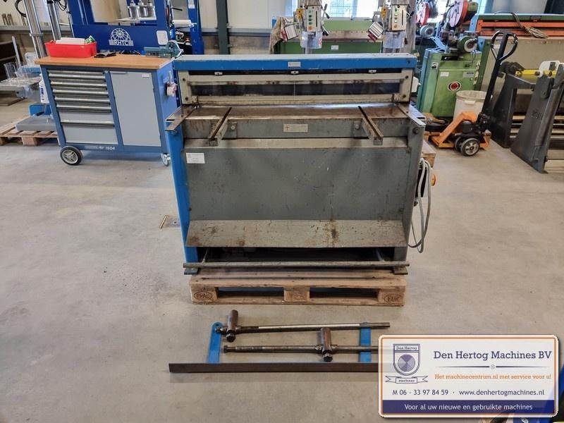 JORG 4002E 1050x2mm knipschaar knipbank guillotineschaar, Ophalen, Gebruikt