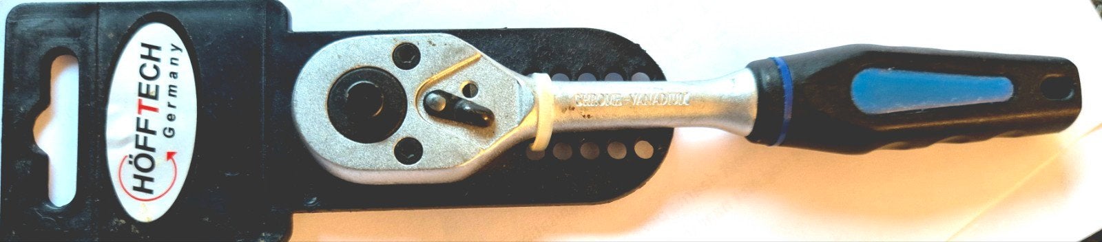 Nieuwe 1/4" Chrome Vanadium Ratel - Höfftech Germany, Ophalen of Verzenden, Nieuw, Sleutel/ratel, Overige merken