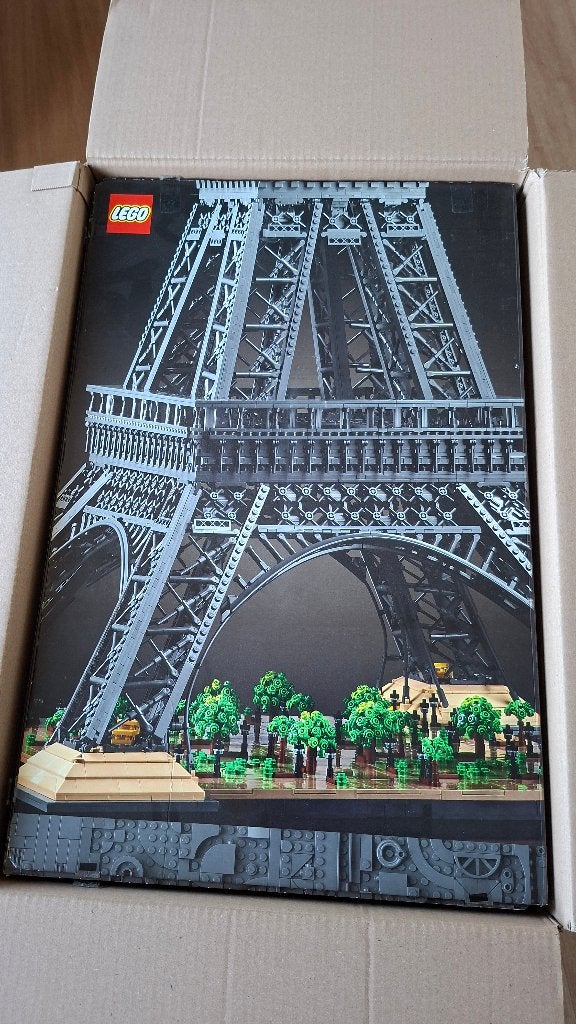 Lego Eiffeltoren 10307 - compleet en uit elkaar gehaald, Ophalen, Inclusief instructies, Lego, Zo goed als nieuw