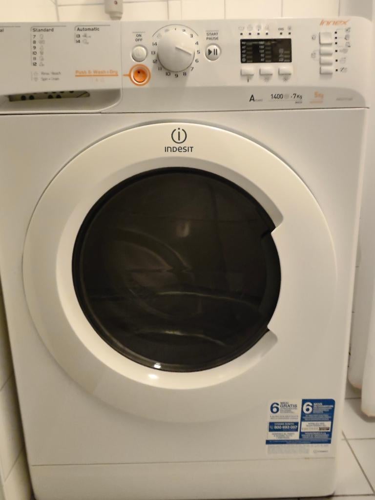 Indesit Innex Was-droogcombinatie (7/5kg), Witgoed en Apparatuur, Was-droogcombinaties, Ophalen, Gebruikt, 85 tot 90 cm