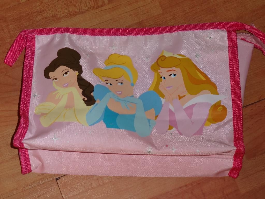toilettas met prinsessen, Ophalen of Verzenden, Zo goed als nieuw, Roze, Meisje