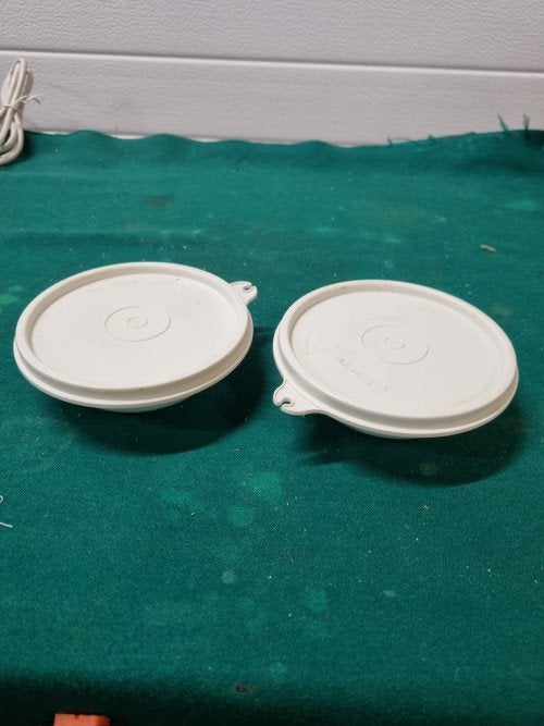 bakjes tupperware wit met deksel, Ophalen of Verzenden, 'T Olde Gre-j, Info@toldegrej.nl, Endepoelstraat 20f Didam