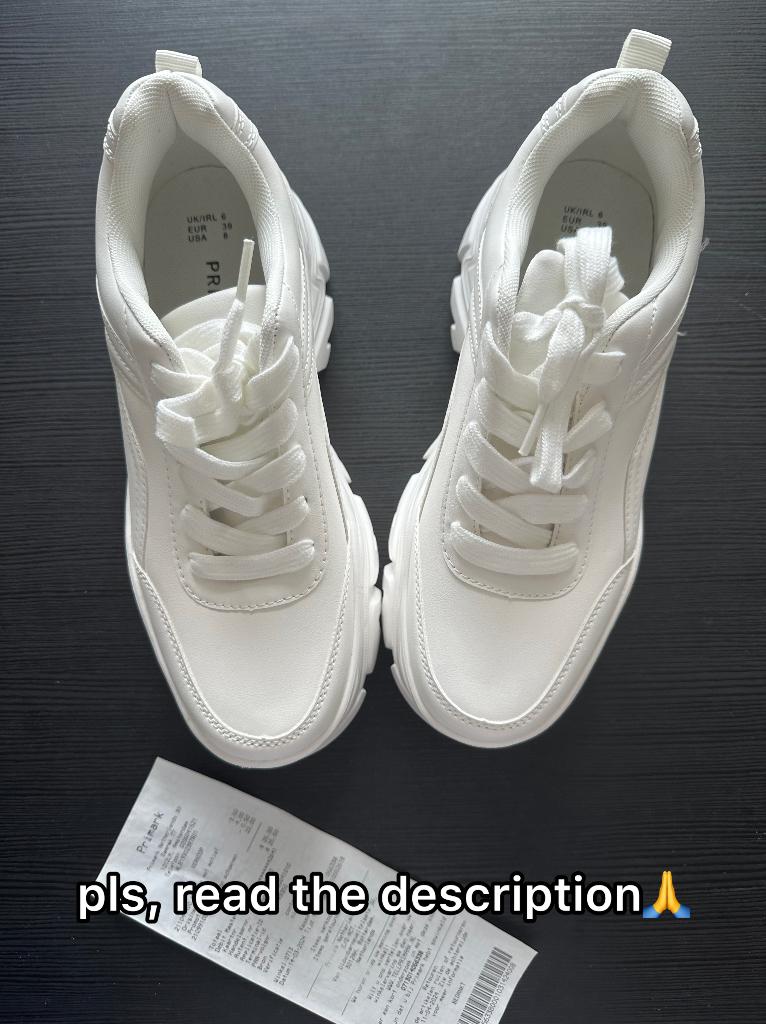Chunky Sneakers Primark, Kleding | Dames, Schoenen, Ophalen, Primark, Wit, Sneakers of Gympen