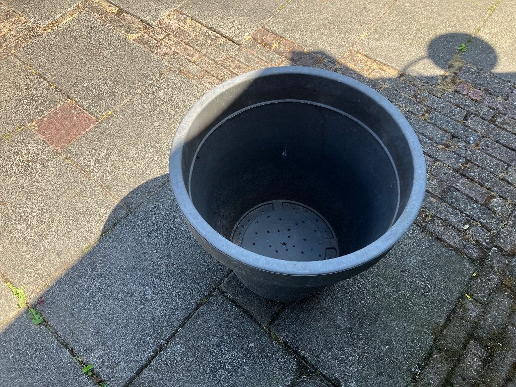 bloempot plantenpot bomenpot rond antraciet, Ophalen, Kunststof, Rond, Nieuw