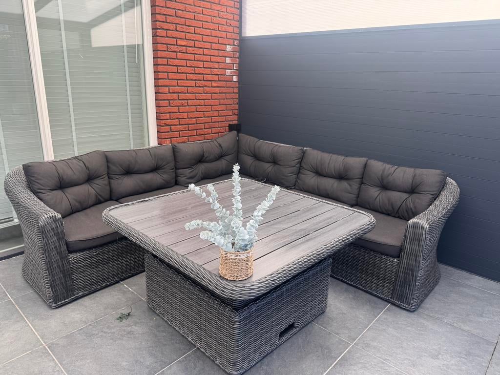 JYSK loungeset Tambohuse & hangstoel, Tuin en Terras, Tuinsets en Loungesets, Ophalen, Gebruikt