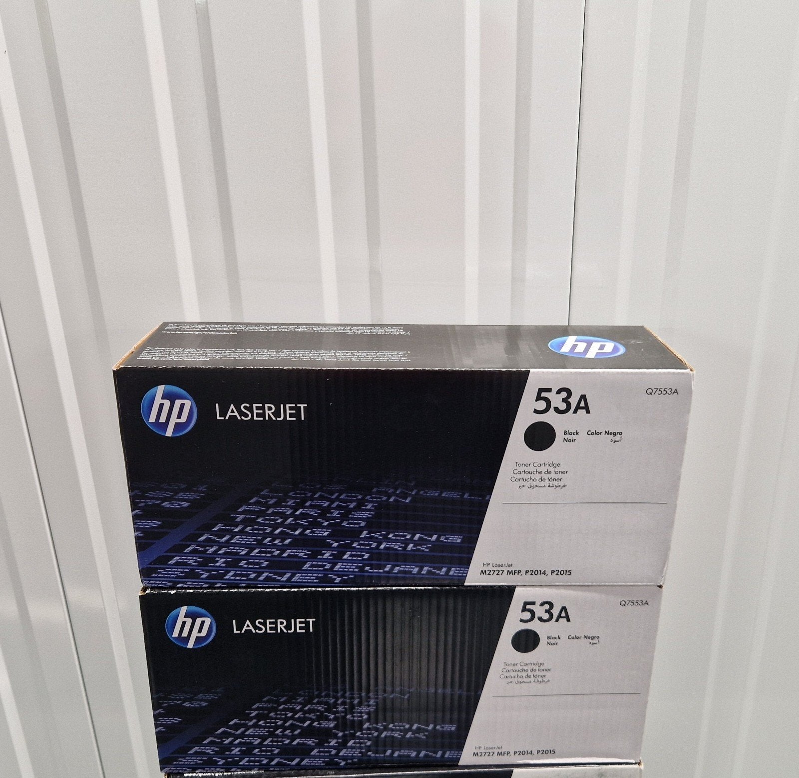 |2x| HP LaserJet 53A Q7553A Zwarte Toner Cartridge - Nieuw, Nieuw, Ophalen of Verzenden, Info@hp.com, HP