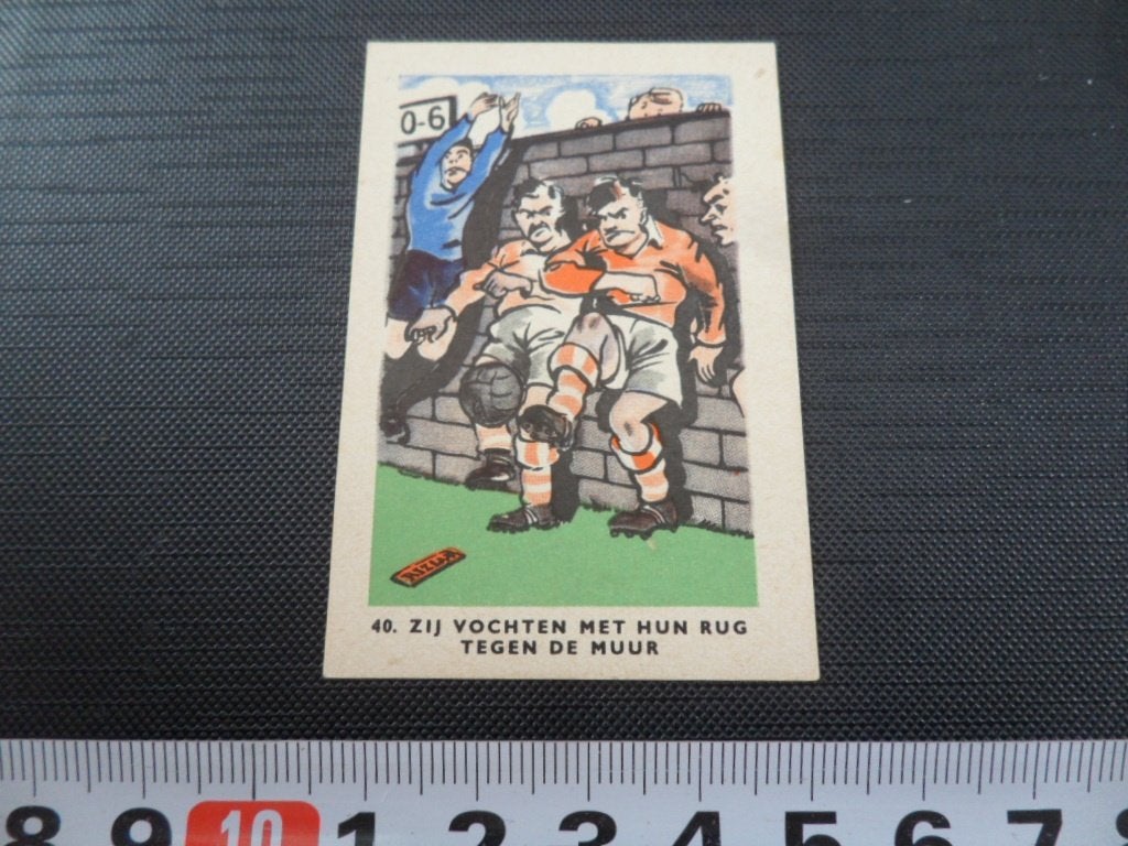 sticker plaatje strip voetbal spreekwoord RIZLA #40, Ophalen of Verzenden, Zo goed als nieuw