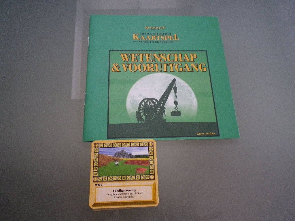 Wetenschap en vooruitgang uitbreiding kaartspel, Ophalen, Gebruikt, 999 Games