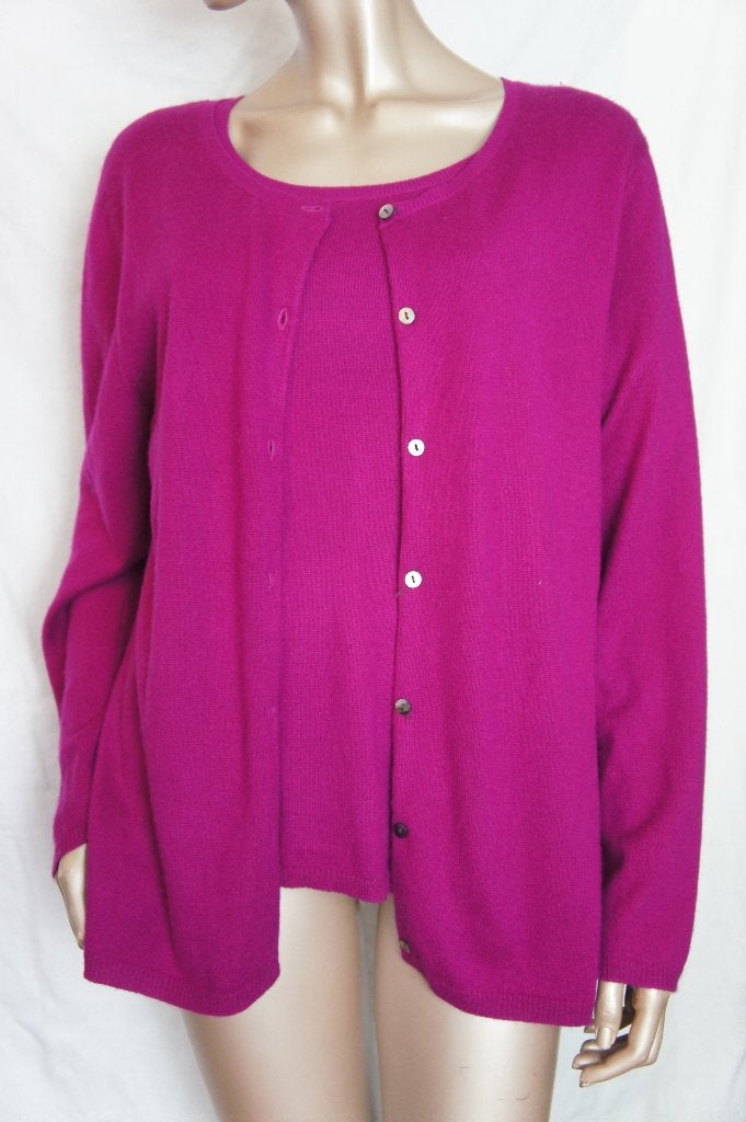 FABIANI CASHMERE set ( vest+trui) maat 42 ( valt groot 44), -, Verzenden, -, Maat 42/44 (L)