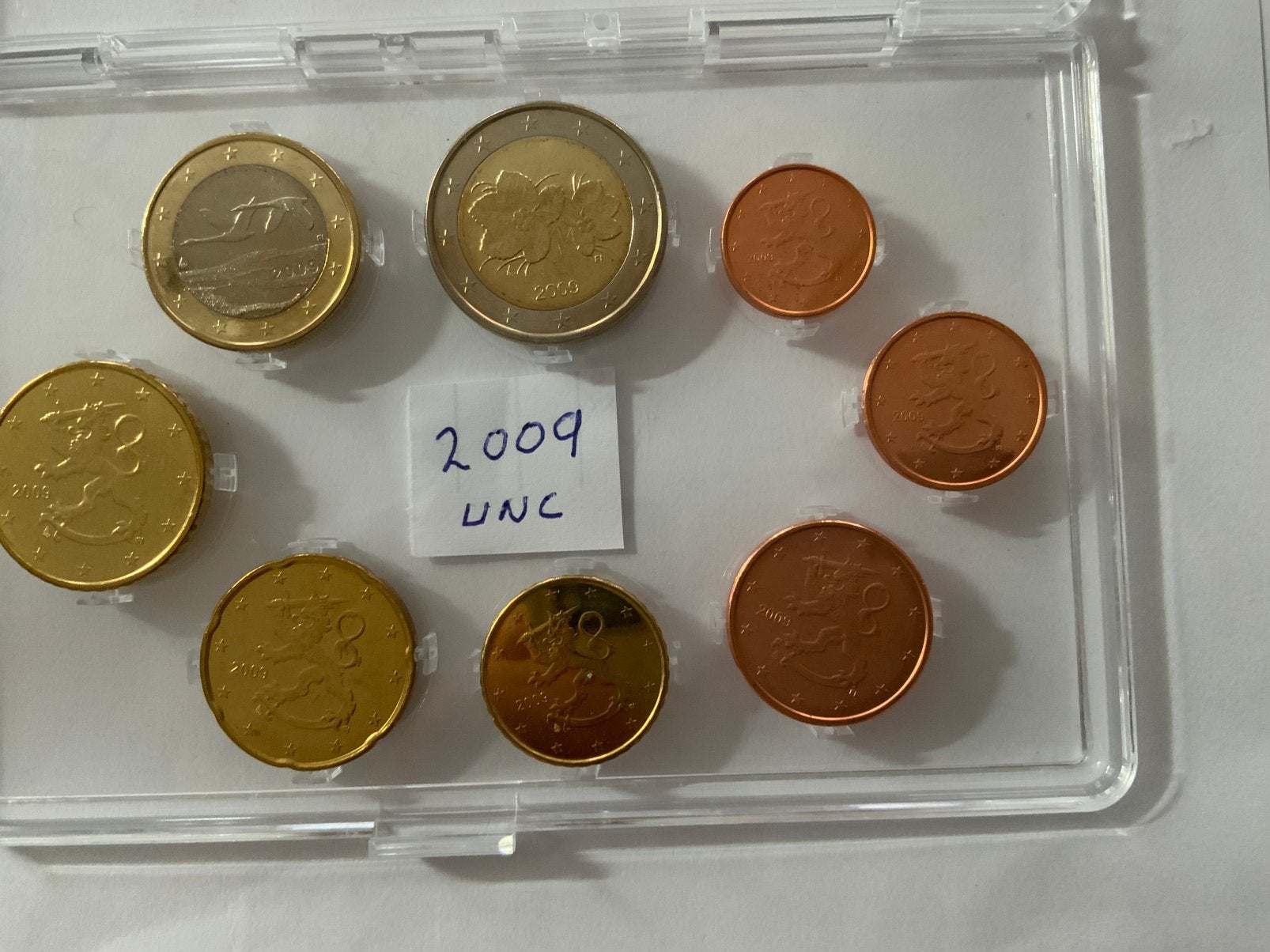 SETJE FINLAND UNC 2009., Postzegels en Munten, Ophalen of Verzenden, Finland, Overige waardes
