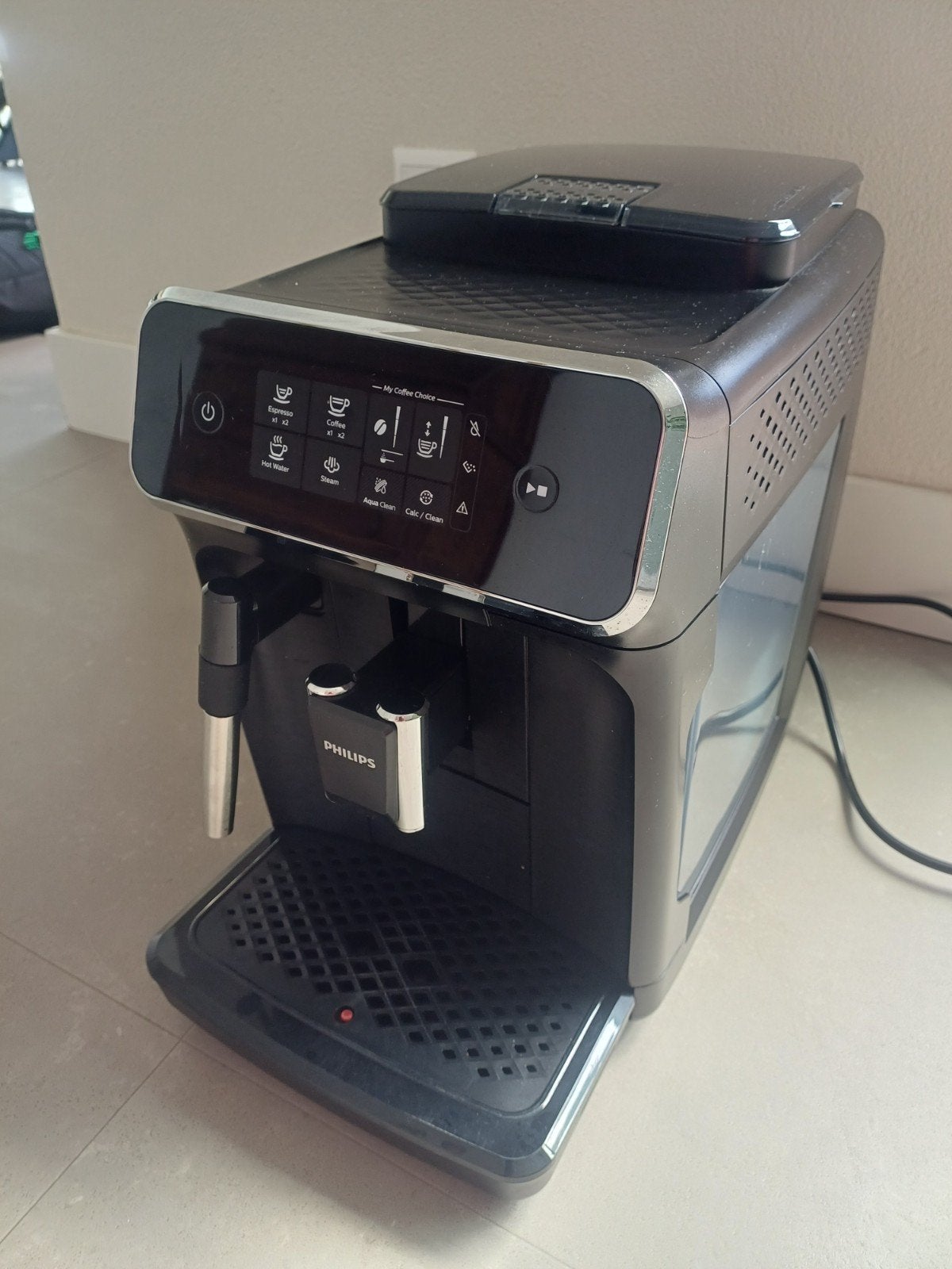 Philips Volautomatische Espressomachine EP2220/10, Witgoed en Apparatuur, Koffiezetapparaten, Ophalen, Espresso apparaat, Koffiebonen