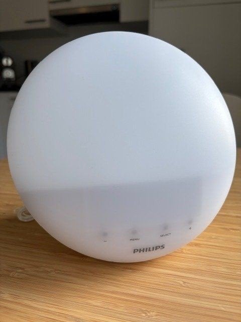 Philips HF3519 Wake-up Light, Ophalen of Verzenden, Gebruikt, Digitaal
