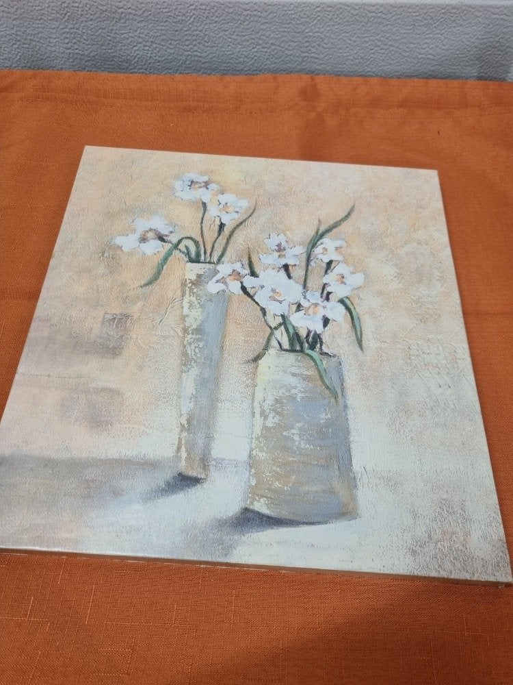 schilderij prent bloemen in vaas, Ophalen of Verzenden, 'T Olde Gre-j, Info@toldegrej.nl, Endepoelstraat 20f Didam