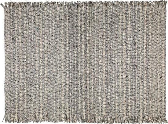 Zuiver Frills wollen vloerkleed 170x240cm lichtgrijs, Gebruikt, Modern, Scandinavisch, 150 tot 200 cm, 200 cm of meer