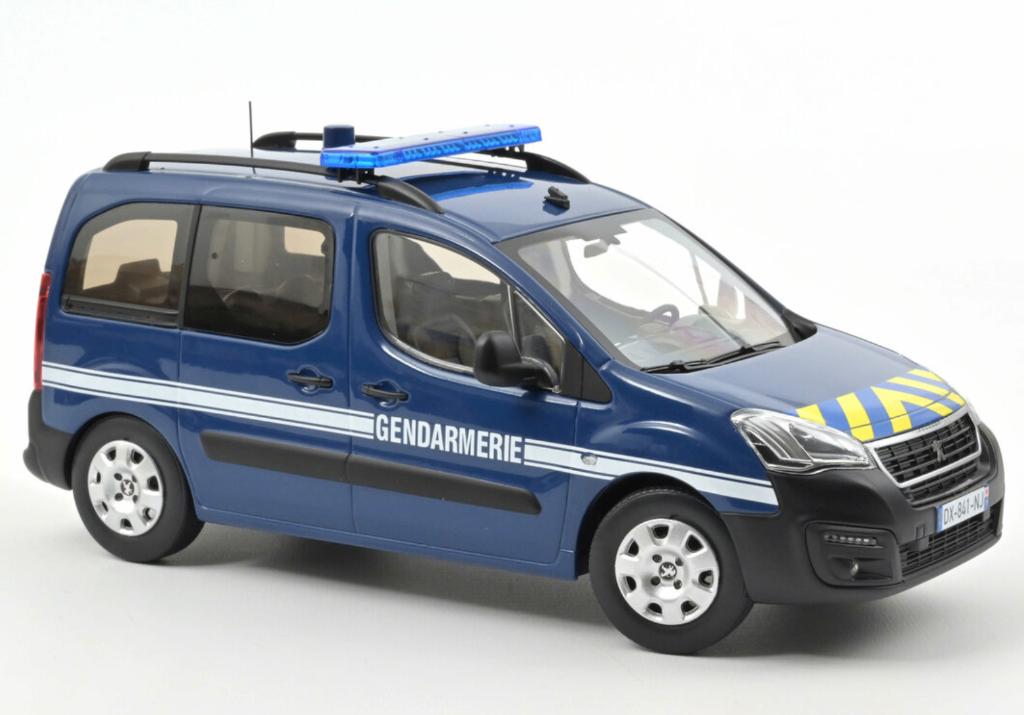Peugeot Partner 2016 Gendarmerie schaal 1/18 NOREV R. 184895, Hobby en Vrije tijd, Verzenden, Nieuw, Auto, Norev