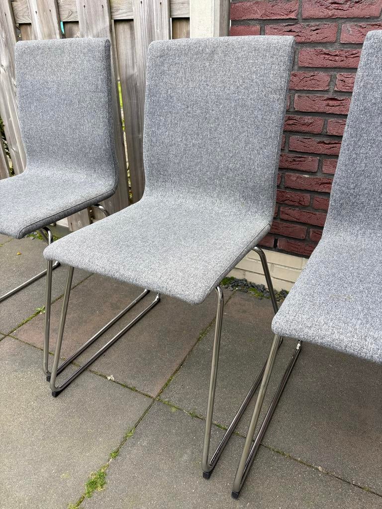 4 Eetkamerstoelen, Ophalen, Gebruikt, Vier, Stof