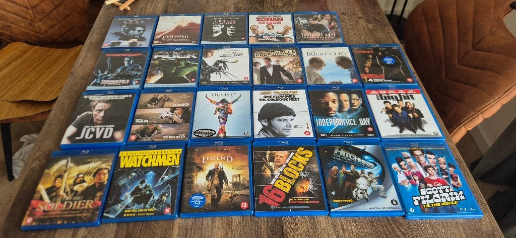 Blu Ray o.a Watchmen 2disc, Scott Pilgrim, Hitchhikers etc., Cd's en Dvd's, Blu-ray, Film, Actie, Ophalen of Verzenden, Zo goed als nieuw