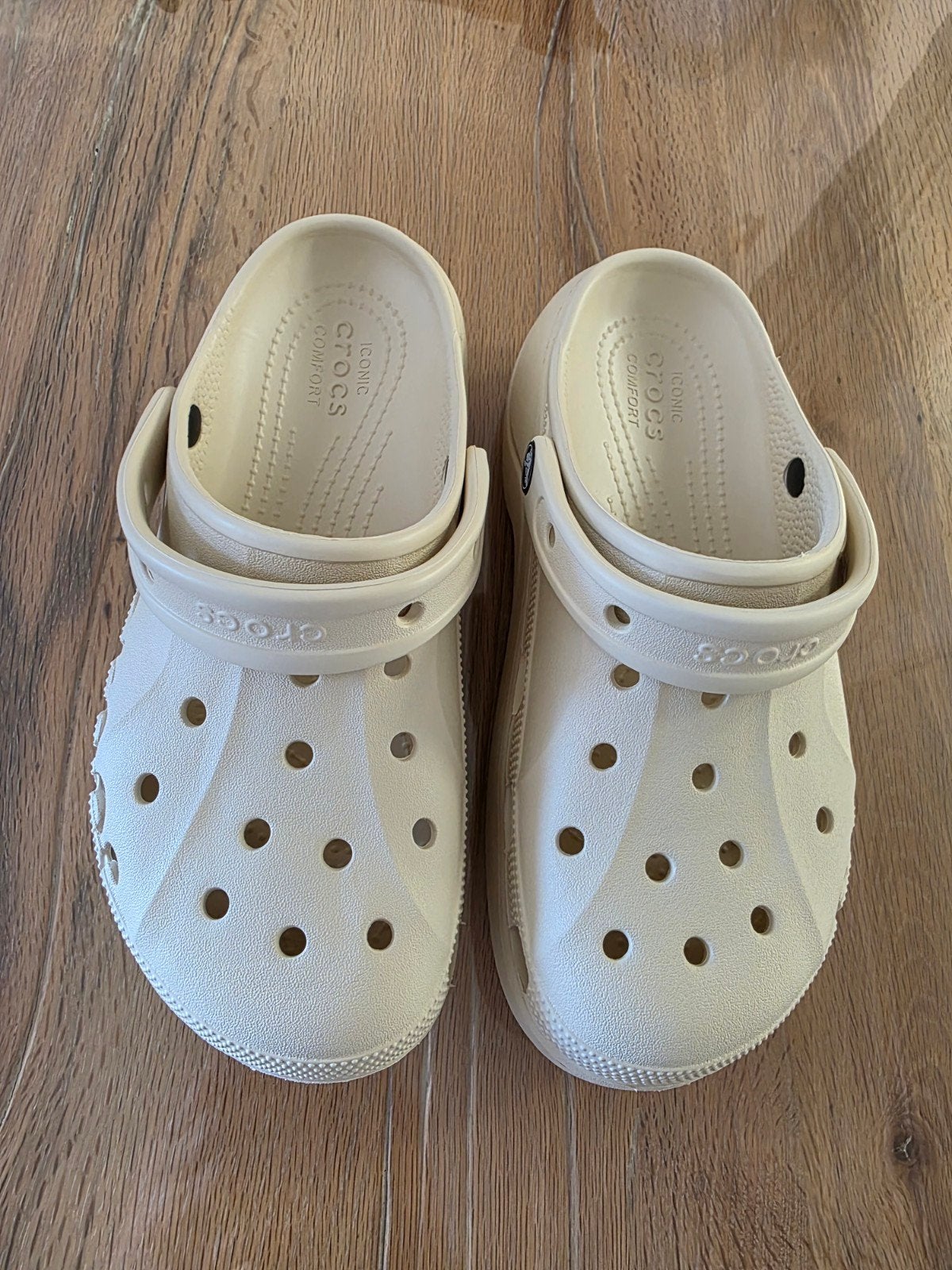 Nieuwe Crocs Maat 39 Wijdte 9 Hoger Model Creme Kleur, Crocs, Ophalen, Beige, Slippers