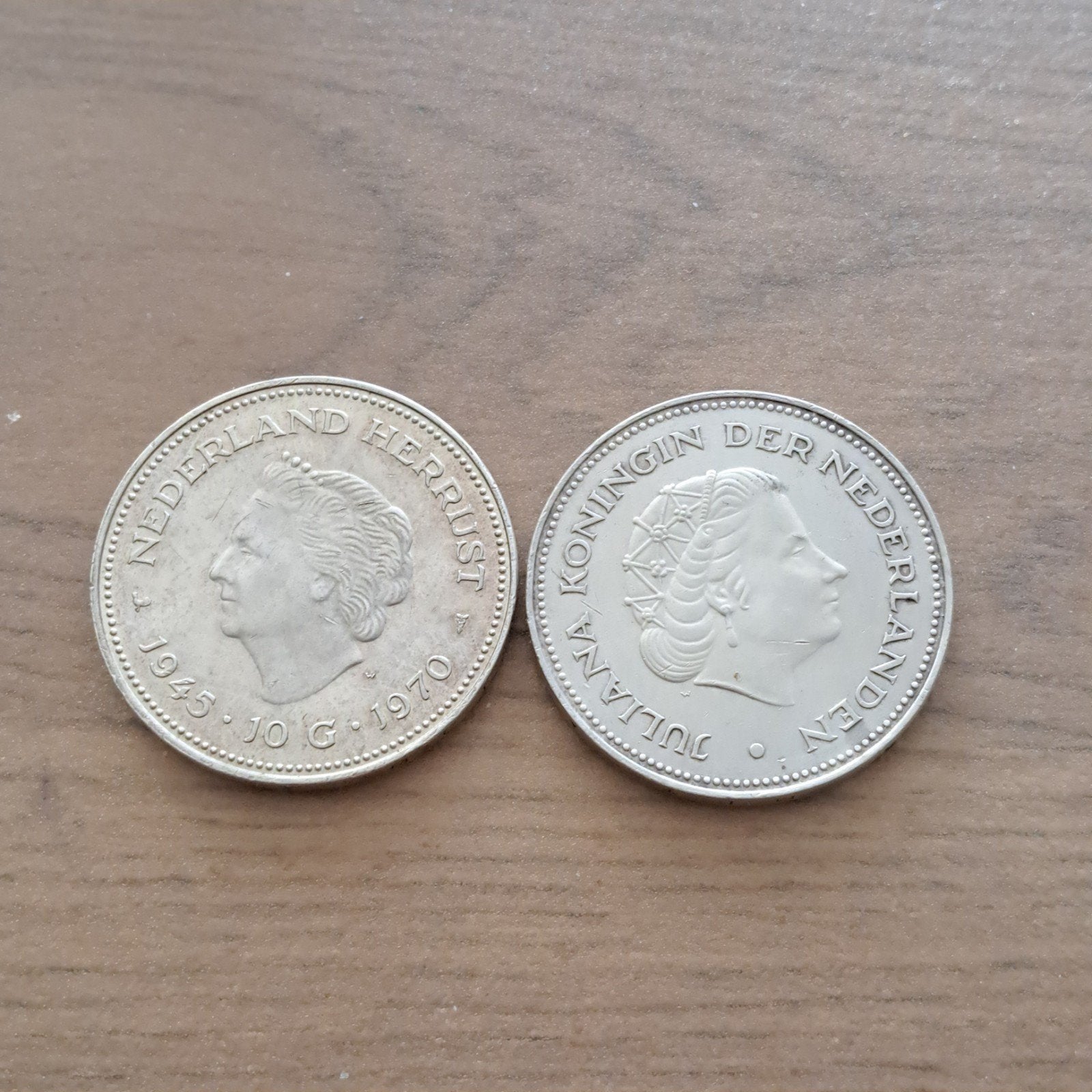 Zilveren tientje 1945-1970, Postzegels en Munten, Munten | Nederland, Verzenden, Koningin Juliana, 10 gulden, Zilver