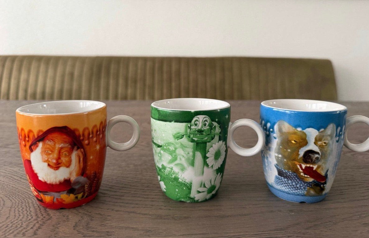 Efteling Koffiekopjes, Huis en Inrichting, Ophalen of Verzenden, Zo goed als nieuw, Overige stijlen, Kop(pen) en/of Schotel(s)