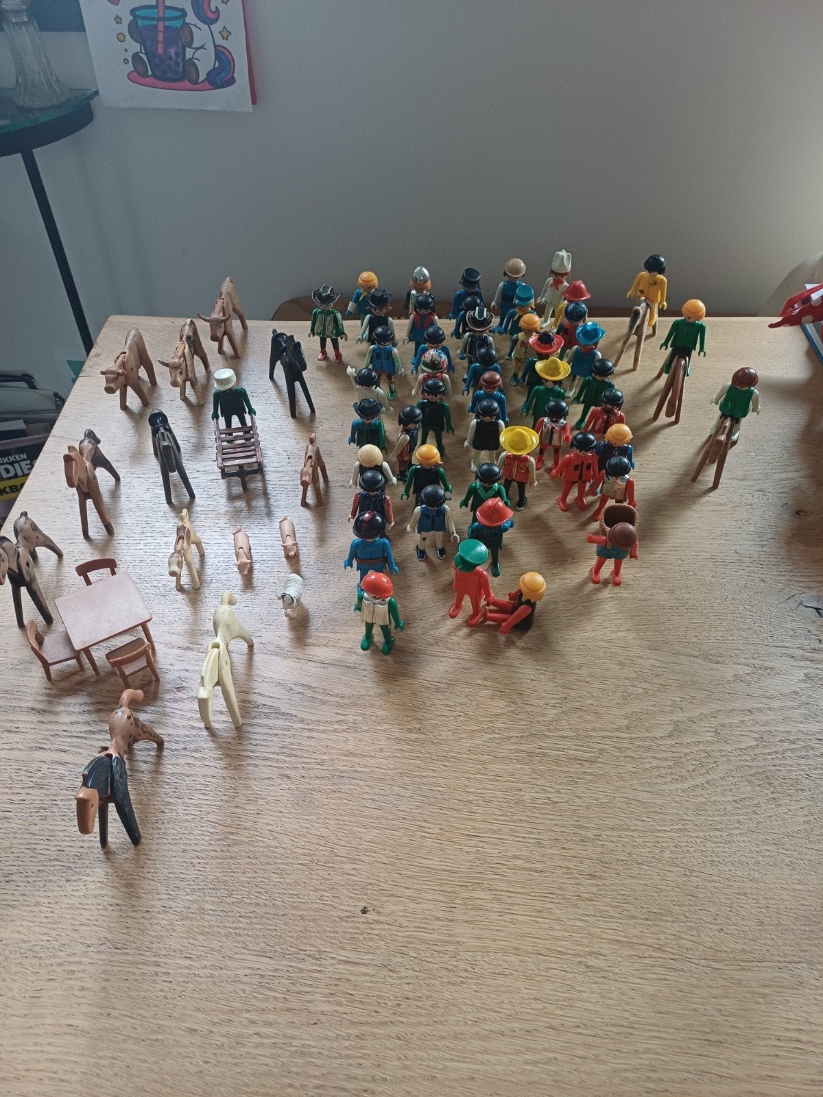 Grote verzameling Playmobil poppetjes en dieren, Ophalen, Gebruikt, Losse onderdelen, Figuren