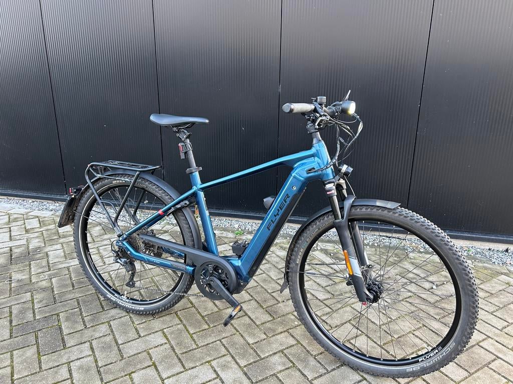 Flyer UpStreet hi-speed pedalec e45 Bosch CX, Gebruikt, Versnellingen, Schijfrem, 53 tot 57 cm