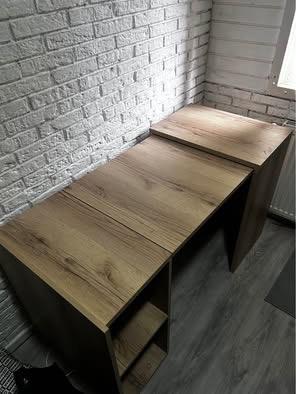 Uitschuifbaar bureau van IKEA - Zo goed als nieuw, Ophalen, Opbergruimte, Spaanplaat of MDF, Zo goed als nieuw
