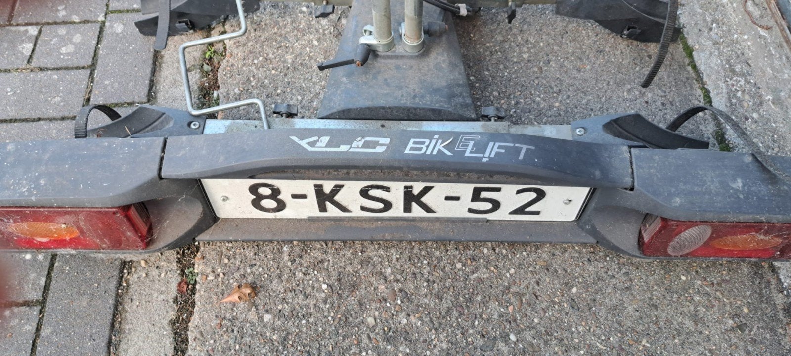 Stevige fietsendrager voor 2 fietsen, met gebruikssporen, Ophalen of Verzenden, 2 fietsen, Gebruikt, Elektrische fiets
