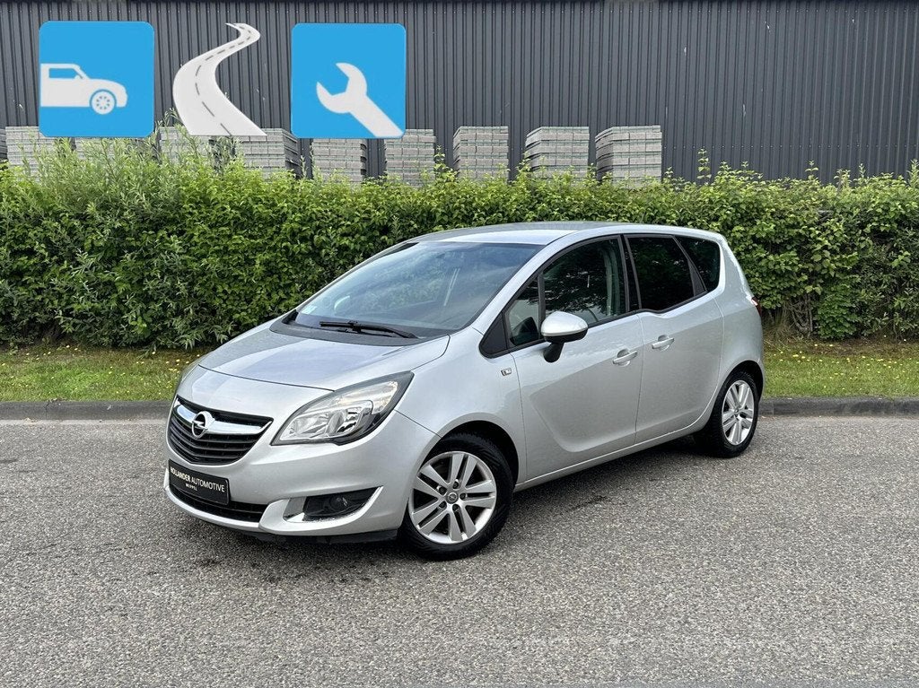Opel Meriva 1.4 Turbo Automaat, Facelift Dealer onderhouden, Euro 6, 4 cilinders, Stoelverwarming, 1364 cc