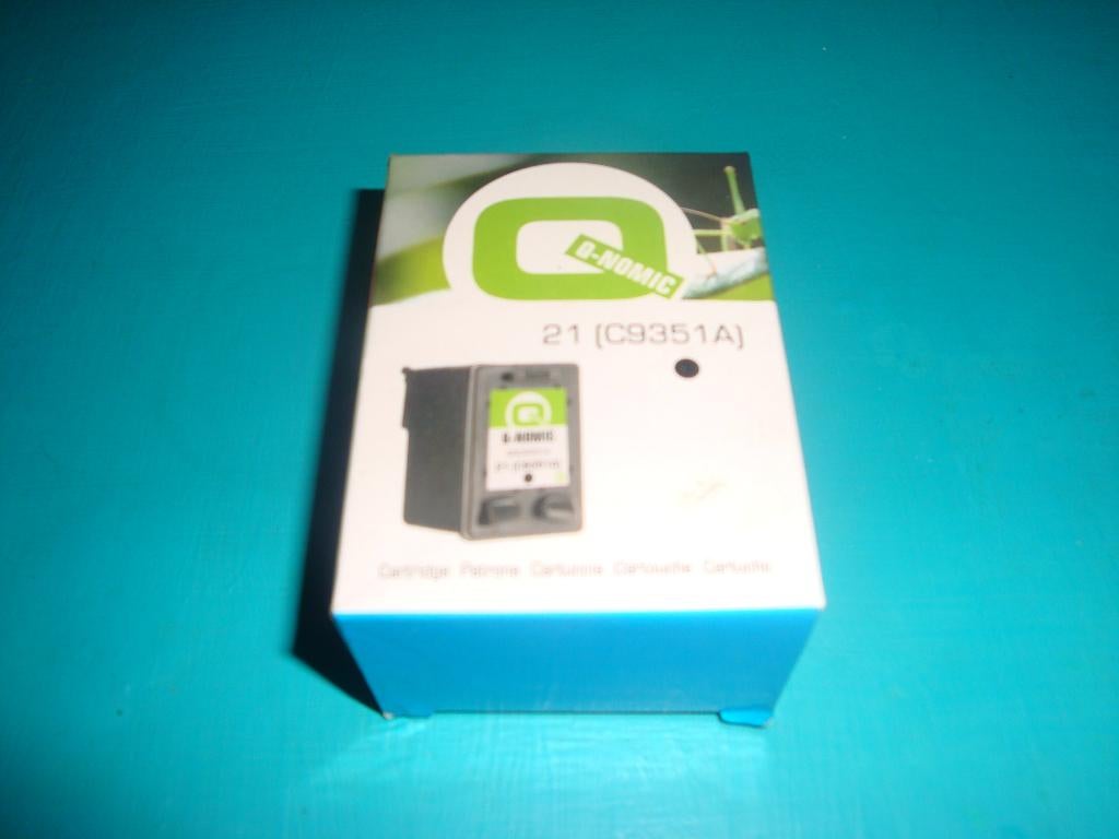 Te koop: Qnomic inktcartridge zwart - nr 21 (C9351A), Ophalen of Verzenden, Nieuw, Cartridge, HP (Compatibel)
