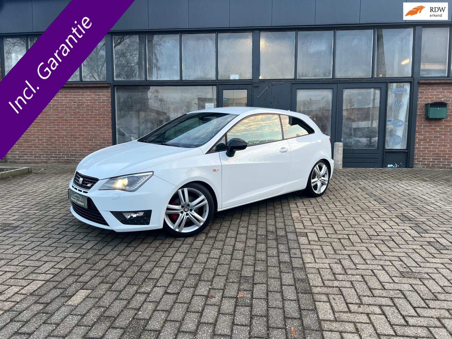 Seat Ibiza SC 1.4 TSI Cupra, Xenon, Cruise control, Climate, Auto's, Seat, Gebruikt, Zwart, 4 cilinders, Bedrijf