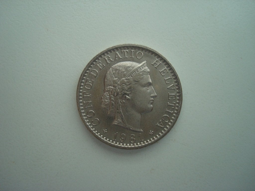 Zwitserland 20 centime 1981 UNC (meer munten beschikbaar!), Ophalen, Overige landen