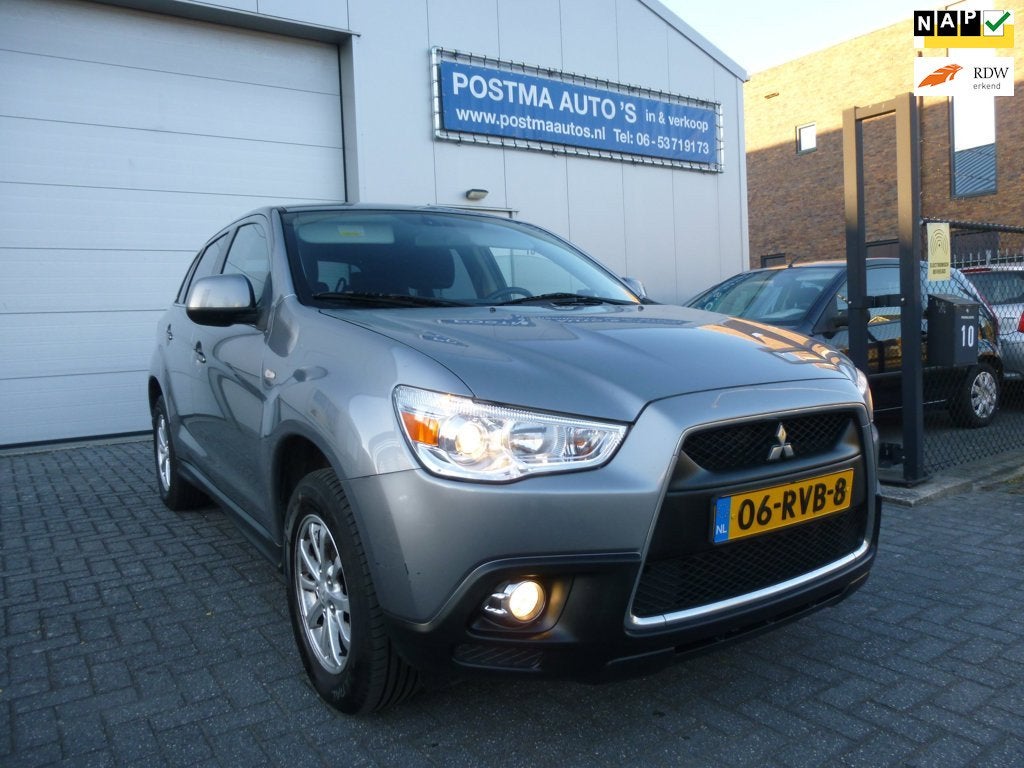 Mitsubishi ASX 1.6 Intro Edition ClearTec, airco, trekhaak., Auto's, Voorwielaandrijving, Euro 5, Gebruikt, 4 cilinders