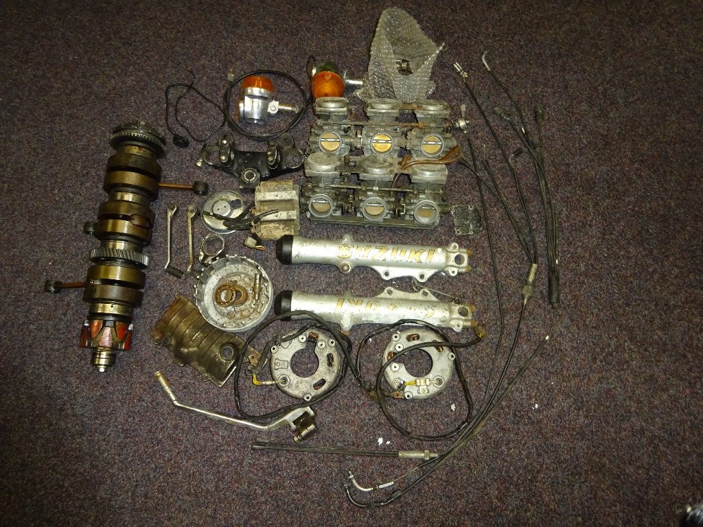 onderdelen Suzuki GT 750, Ophalen, Gebruikt