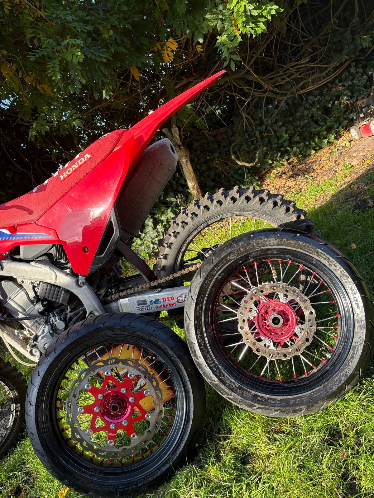 Supermoto velgen 17 inch, Motoren, Ophalen of Verzenden, Gebruikt