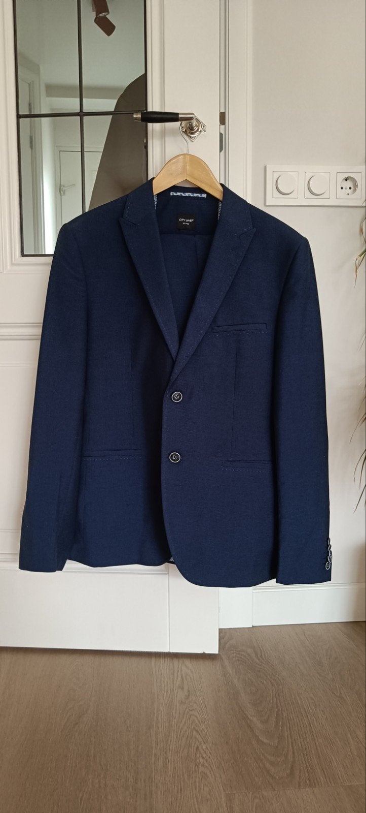 Donkerblauw pak van City Line by Nils, Ophalen of Verzenden, Maat 48/50 (M), Blauw, City line by nils