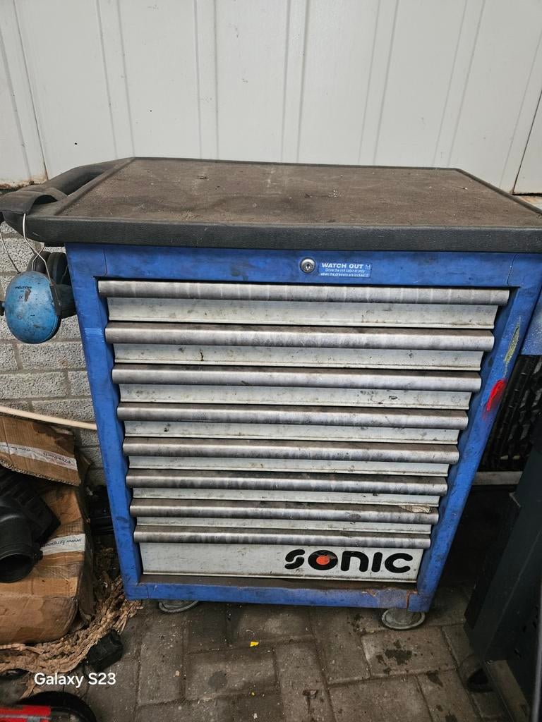 Sonic Gereedschapswagen met Lades, Ophalen of Verzenden, Gebruikt
