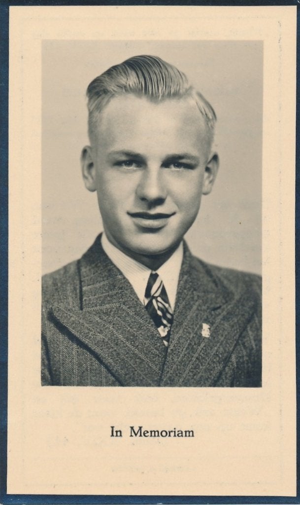 Soetens  Wilhelmus 1933 Vessem 1951 Brazilië, Ophalen of Verzenden, Bidprentje