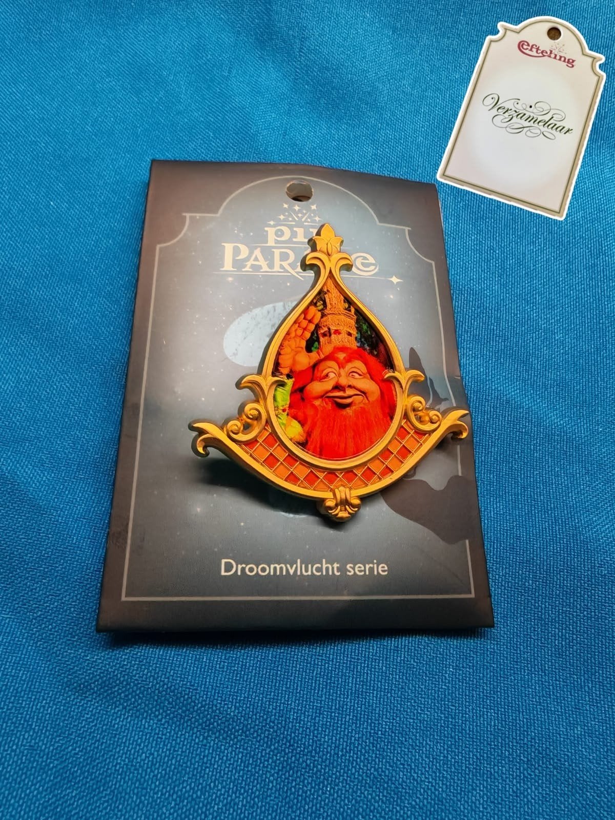 Efteling pin Droomvlucht Koning Oberon met zakje NIEUW, Verzamelen, Ophalen of Verzenden, Nieuw, Button of Speldje