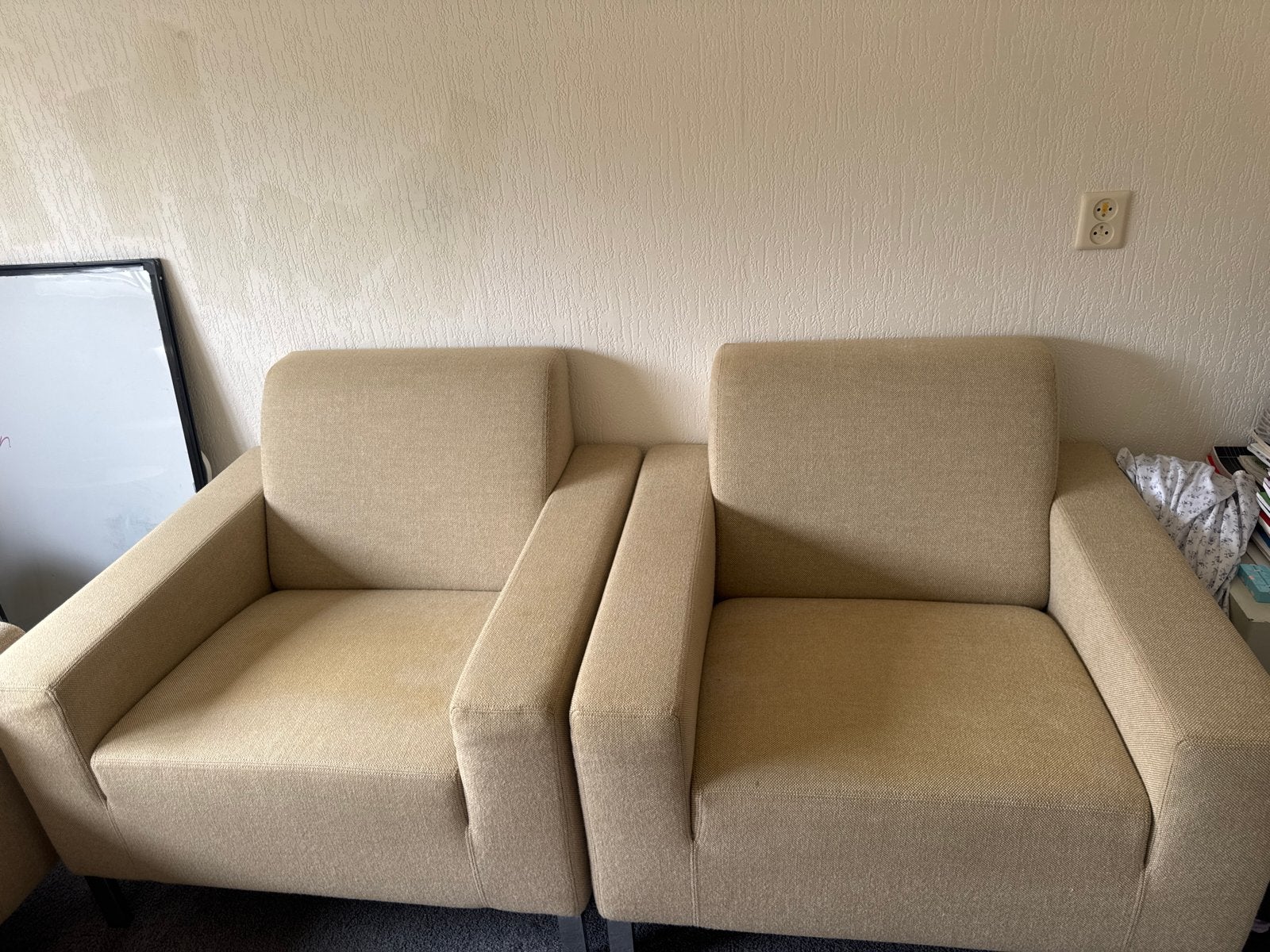Comfortabele banken set - 2x eenpersoons en 1x tweepersoons, Huis en Inrichting, Banken | Bankstellen, Ophalen, Gebruikt, Eenpersoons