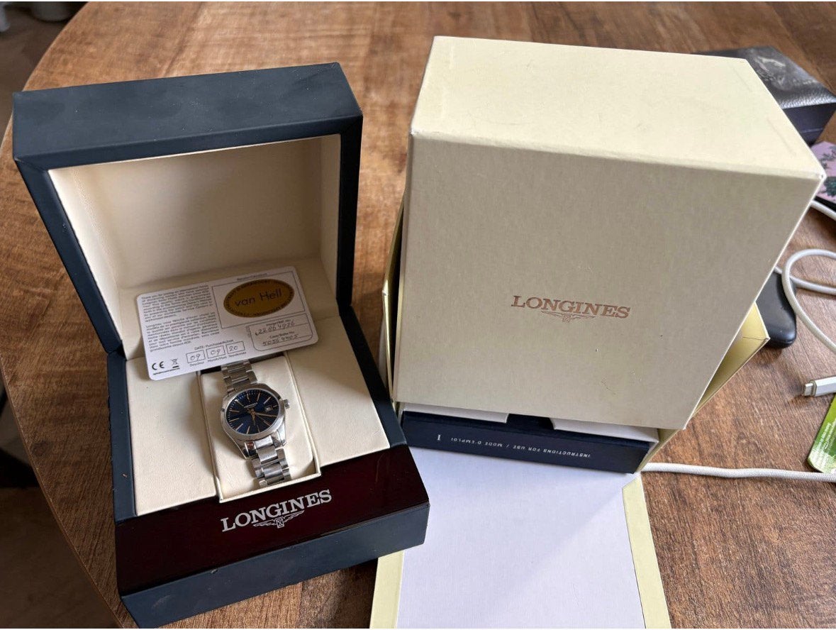 Longines Conquest Classic, Sieraden, Tassen en Uiterlijk, Horloges | Dames, Overige merken, Staal, Staal, Polshorloge
