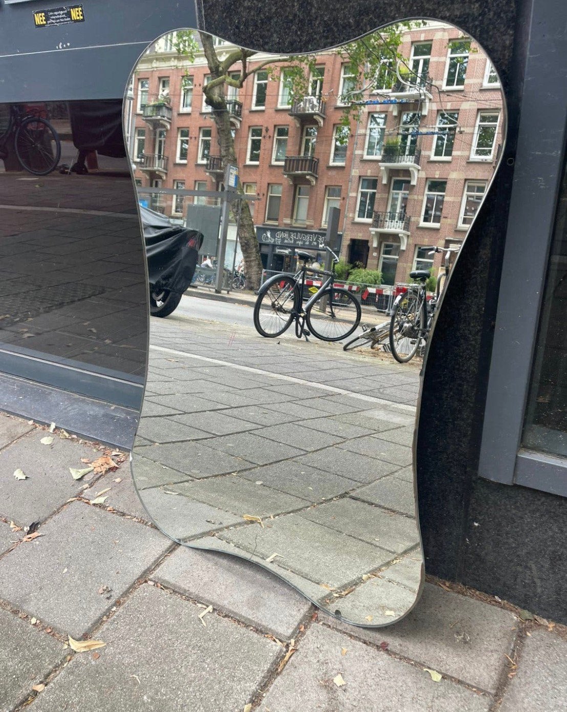 Spiegel, Huis en Inrichting, Ophalen, Zo goed als nieuw, Minder dan 100 cm, Rechthoekig