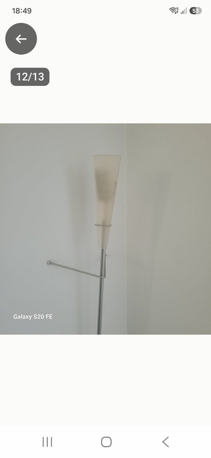 Vintage Italiaanse Sputnik Wandlamp - Murano Glas Jaren '70, Gebruikt, Ophalen of Verzenden, Glas, Wandlamp