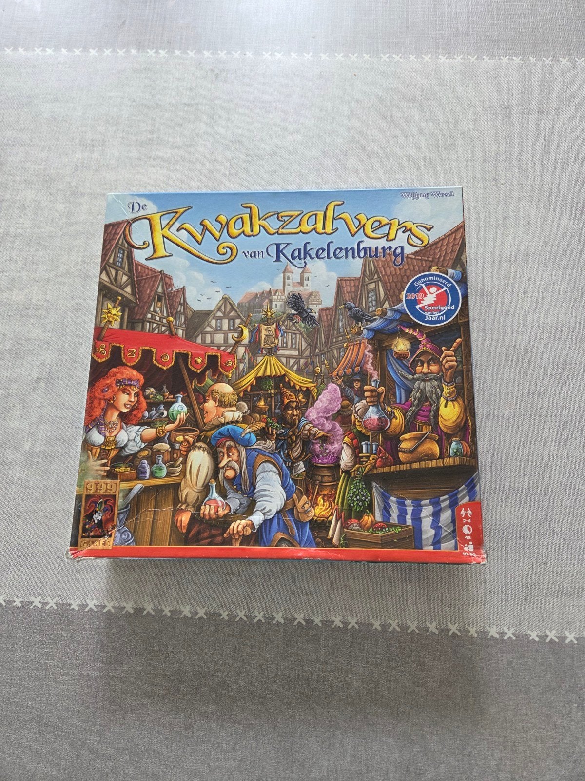 De Kwakzalvers van Kakelenburg Bordspel, Drie of vier spelers, Ophalen of Verzenden, Zo goed als nieuw, Schmidt Spiele