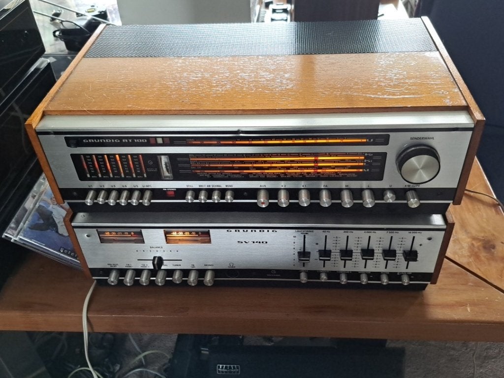 Grundig sv 140 set, Tuner of Radio, Losse componenten, Zo goed als nieuw, Ophalen