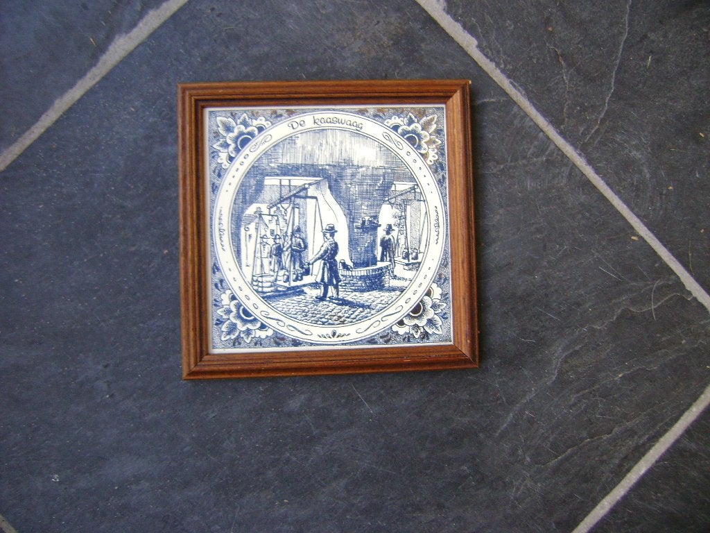 tegel oude beroepen - De Kaaswaag, Antiek en Kunst, Ophalen of Verzenden