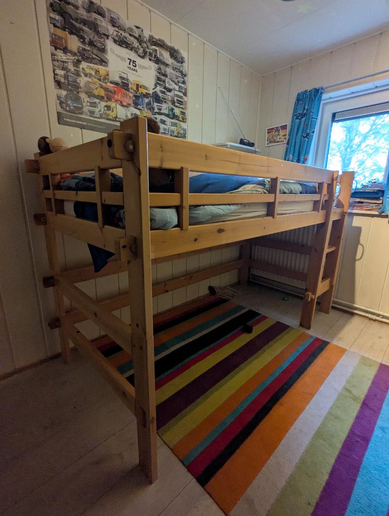 Duurzaam Grenen hoogslaper Life Time, Kinderen en Baby's, Kinderkamer | Stapelbedden en Hoogslapers, Ophalen, Gebruikt, Hoogslaper