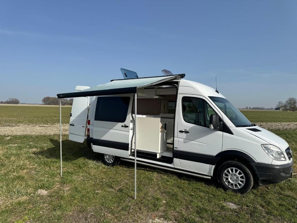 Mercedes Benz Sprinter 316 Camper Automaat Airco 174.000km, Automaat, Tot en met 2, Mercedes-Benz, Luifel