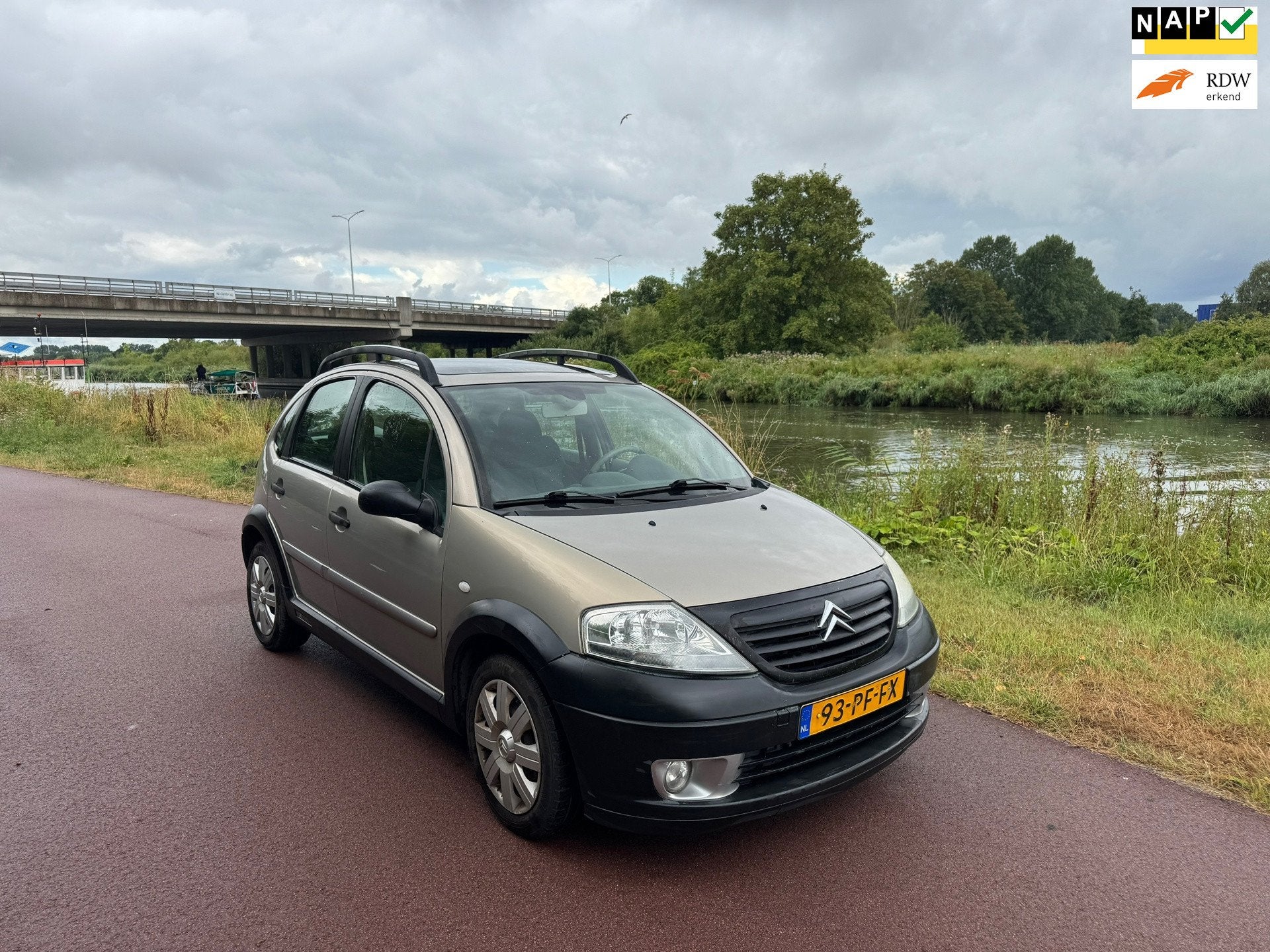 Citroen C3 1.4i-16V X-TR |Autom.|Luxe|Pano|, Auto's, Stof, 4 cilinders, Beige, Origineel Nederlands