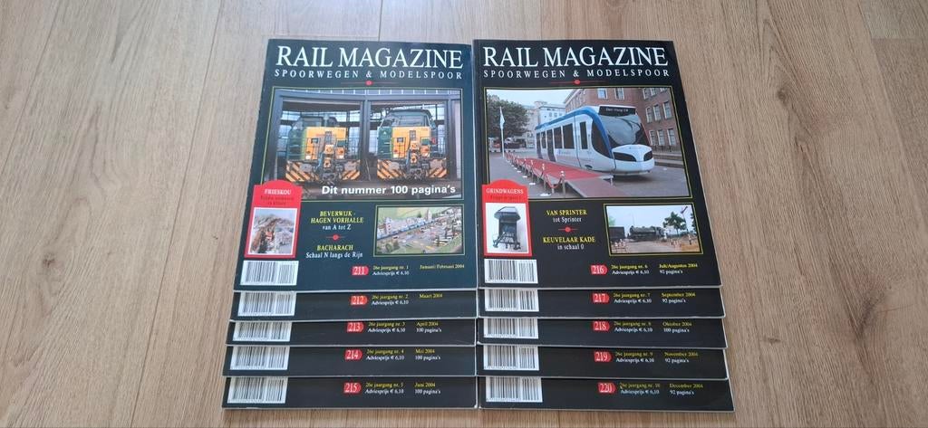 Rail Magazine jaargang 2004 compleet, Ophalen of Verzenden, Gelezen